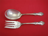 Joan of Arc by International Sterling Silver Salad Serving Set AS Plain 2pc