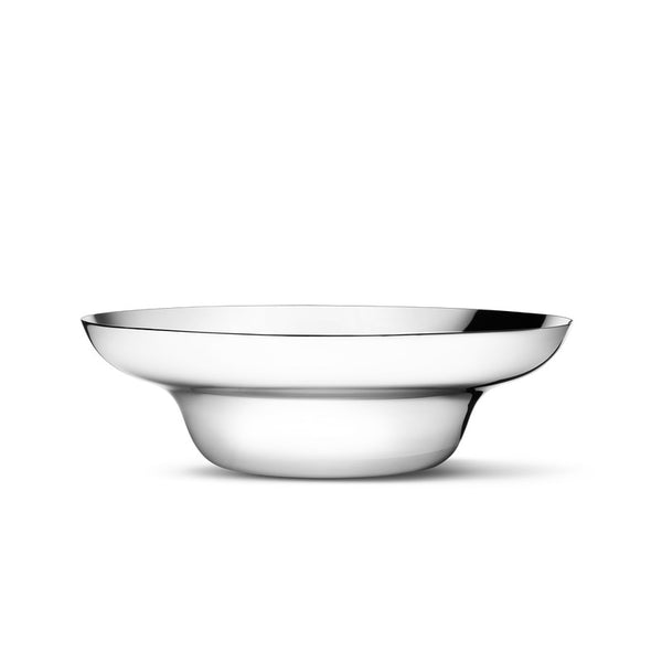 Georg Jensen Stainless Steel Alfredo Salad Serving Bowl New 11"