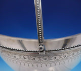 Hester Bateman English Georgian Sterling Silver Sugar Basket Swing Handle #4893