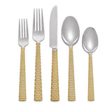 Palm Gold by Michael Aram Stainless Steel Flatware Set for 12 Service 60 pc  New