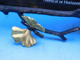 Butterfly Ginkgo by Michael Aram Natural and Oxidized Brass 5x7 Photo Frame New