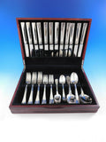 Atlantide by Christofle France Silverplate Flatware Set Service Dinner 62 pcs