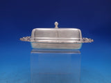 Repousse by Kirk Sterling Silver Covered Butter Dish w/ glass liner (#7316)