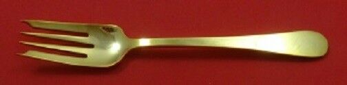 Salem Vermeil By Tiffany and Co. Sterling Silver Salad Fork 4-tine 6 1/2" Gold
