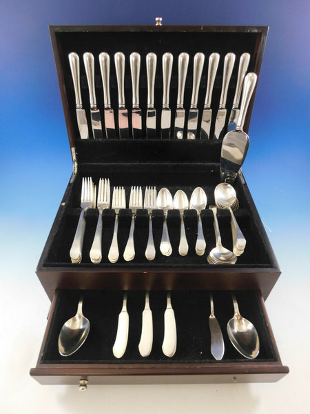 Hannah Hull by Tuttle Sterling Silver Flatware Set for 12 Service 76 pieces