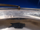 English Georgian Sterling Silver Fruit Bowl Basket Swing Handle Emes 1802 #7440
