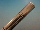 Gorham Sterling Silver Salad Serving Spoon w/Bamboo Handle #330 10 1/2" Antique