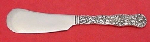Chrysanthemum by Stieff Sterling Silver Butter Spreader Flat Handle 5 1/4"