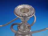 Repousse By S. Kirk & Son Weighted Sterling Silver 3-light Candelabra (#4118)