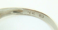 10K Gold Filigree / Art Deco Oval Hard Stone Genuine Natural Cameo Ring (#J2557)