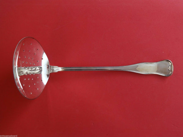 Danese by Fina-Italy Sterling Silver Straining Spoon 10 3/4"