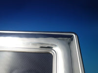 Sterling Silver Tabletop Picture Frame Hammered Interior c. 1980 (#6181)