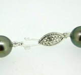 Large Tahitian Peacock Pearl Strand Necklace 10-12MM (#J5035)