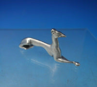 Sterling Silver Paperweight "Whippet" Dog 1" x 2 1/2" 1 ozt. circa 1940 (#5903)