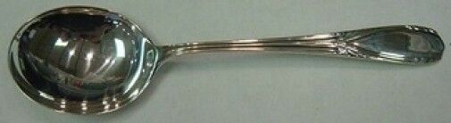 Polly Lawton by Manchester Sterling Silver Cream Soup Spoon Large 6 3/4"