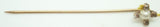 Victorian 10k Rose Gold Pearl Stick Pin (#2675)
