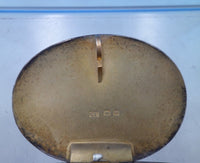 George Unite English Estate Sterling Silver Soap Box Gold Washed Interior #6881