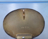 George Unite English Estate Sterling Silver Soap Box Gold Washed Interior #6881