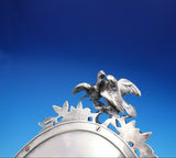 Tiffany and Co Sterling Silver Hand Mirror Early Union Square Birds Cherub #3764
