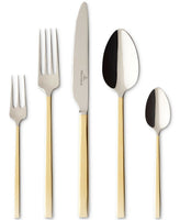 La Classica Gold   Stainless Flatware Set Service 40 Pcs New