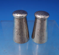 Shreve Sterling Silver Salt and Pepper Shaker Set 2pc 2" x 1 1/8" 1.3ozt (#7245)