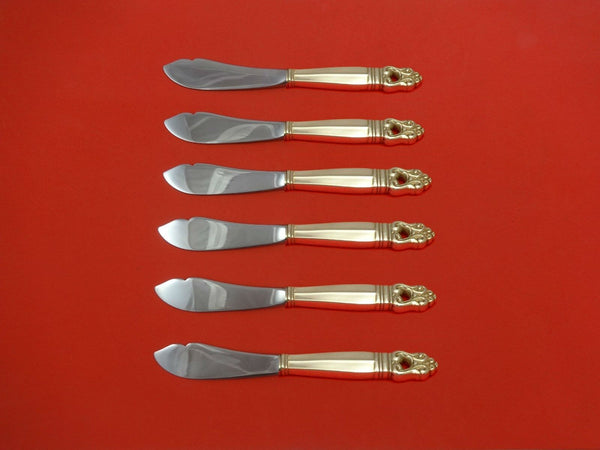 Royal Danish by International Sterling Silver Trout Knife Set 6pc Custom 7 1/2"