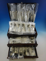 Grande Baroque by Wallace Sterling Silver Flatware Set 16 Service 147 Pcs New