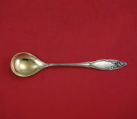 Iris by David Andersen Norwegian Sterling Silver Honey Spoon Gold Washed 6 1/4"