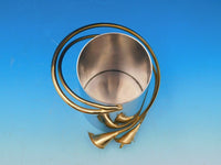 Calla Lily by Michael Aram Stainless Steel and Brass Vase Medium - New