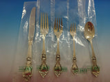 Alexandra by Lunt Sterling Silver Flatware Service For 8 Set 45 Pieces New