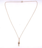 10k Yellow Gold Victorian Sapphire Lavaliere Pendant Jewelry (#J5602)