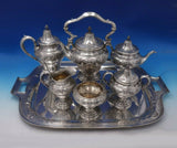 Shell and Thread by Black Starr and Frost Sterling Silver Tea Set 7pc (#6432)