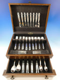 Acorn by Georg Jensen Danish Sterling Silver Flatware Set for 8 Service 64 pcs