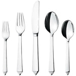 Pyramid by Georg Jensen Stainless Steel Flatware Set For 12 Service 60 Pcs New