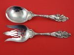 Love Disarmed by Reed and Barton Sterling Silver Salad Serving Set Old 11"