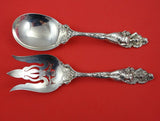 Love Disarmed by Reed and Barton Sterling Silver Salad Serving Set Old 11"