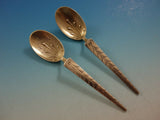 Brickabrack Gorham Sterling Silver Set 8 Spoons Copper Egyptian Coin Mixed Metal