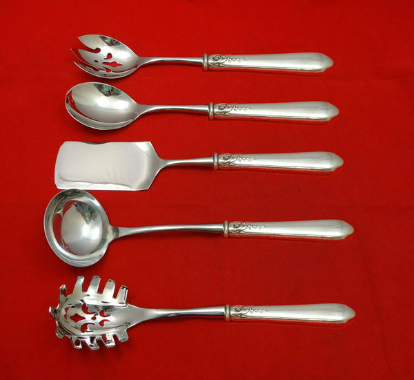 Nellie Custis by Lunt Sterling Silver Hostess Set 5pc HHWS  Custom Made