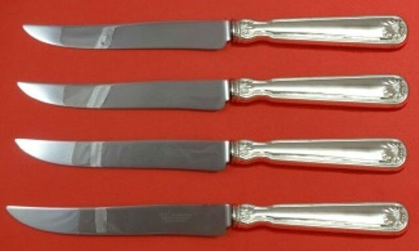 Shell and Thread by Tiffany & Co. Sterling Silver Steak Knife Set 4pc Lrg Custom