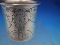 Nursery Rhyme by Webste Sterling Silver Baby Cup Angel Stork #4511 (#6705)