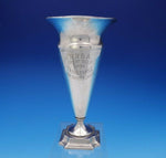 Wallace Sterling Silver Vase Golf Trophy w/ Pedestal Base 9" Tall #3940 (#3749)