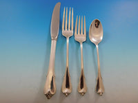 Grand Colonial by Wallace Sterling Silver Flatware Set for 12 Service 91 pieces