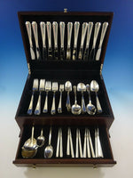 Fairfax by Gorham Sterling Silver Flatware Set For 12 Service Place Size 110 Pcs