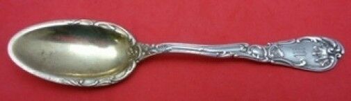 Hanover by Gorham Sterling Silver Melon Spoon Gold Washed 5 7/8"