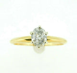 14k Yellow Gold Wedding Set with Oval Genuine Natural Diamond and Wrap (#J878)