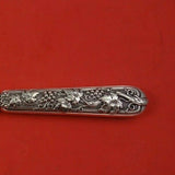 Chased Vine by Unknown Coin Silver Tea Knife HH AS Retailed by Gorham 7 3/8"