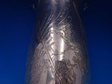La Fantasy by Whiting Sterling Silver Tall Vase Acid Etched Figural Sea (#4663)