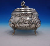 Louis XIV by Unknown Swedish .830 Silver Tea Set 3pc w/ 3D Floral Finial (#4886)