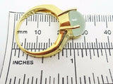 14k 5ct Oval Genuine Natural Chalcedony Ring with Side Chalcedony (#J3479)