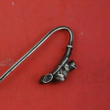 Cat by Whiting Sterling Silver Cream Ladle GW Bucket 3-D Cat #40 5 3/4" Figural